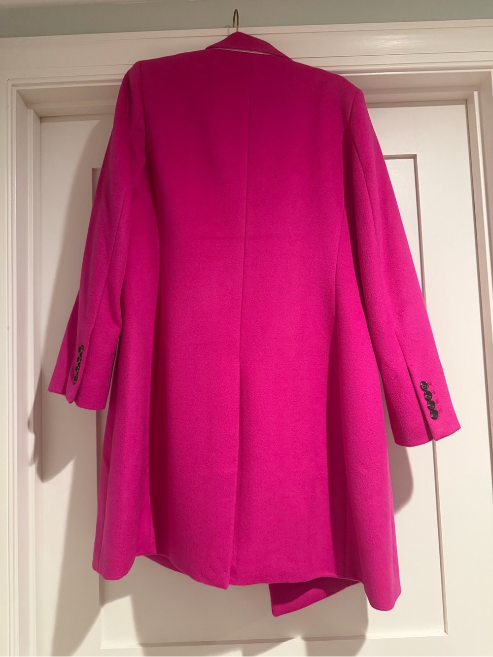 Ann Taylor Wool Coat Hot Pink - Picture 3 of 4